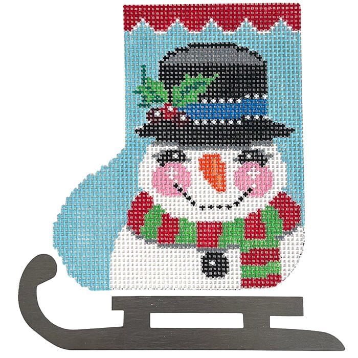 Snowman Joy Mini Skate Ornament