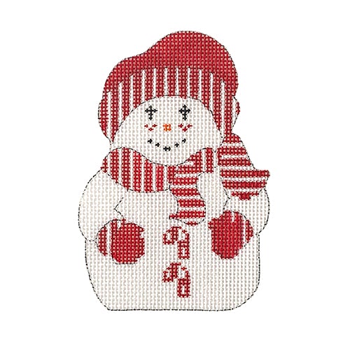 Snowman Red Stripes