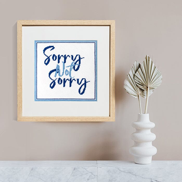 Sorry Not Sorry Blue Borders Kit