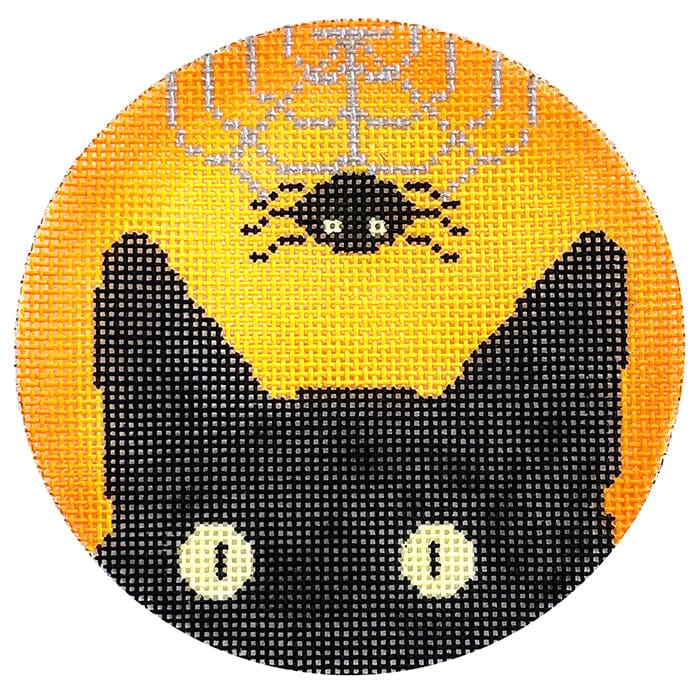 Spiderweb Peeky Kitty Round