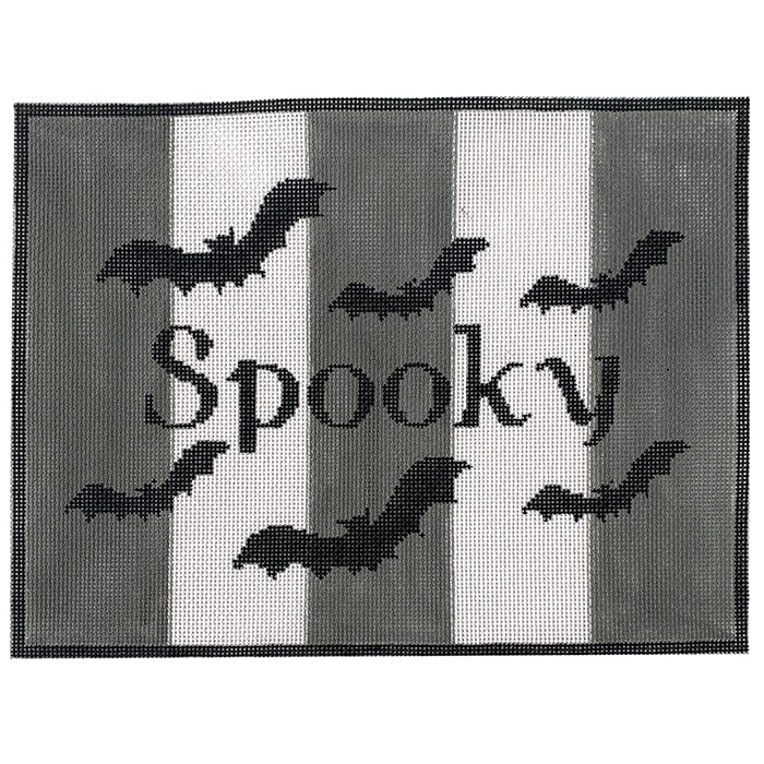 Spooky Bats on Stripes