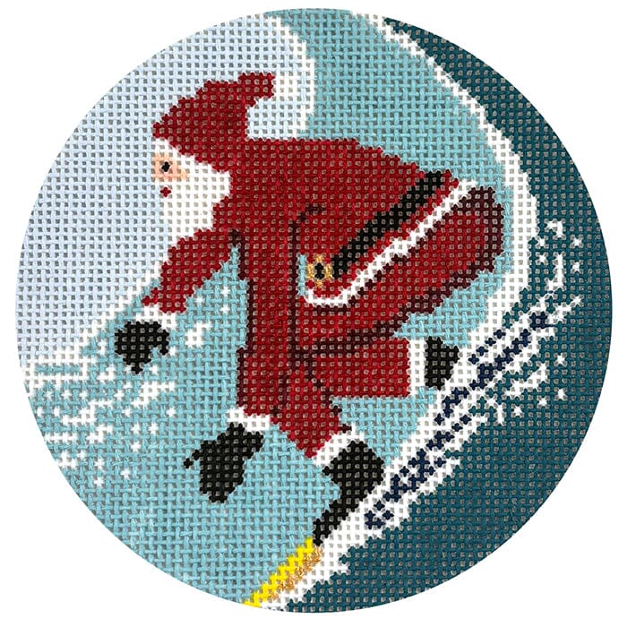Sporty Santa - Surfing