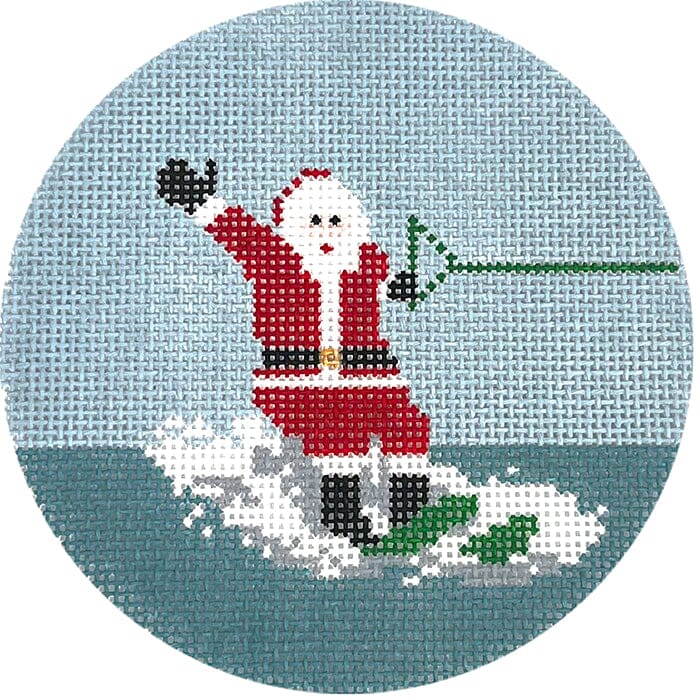 Sporty Santa - Water Skiing