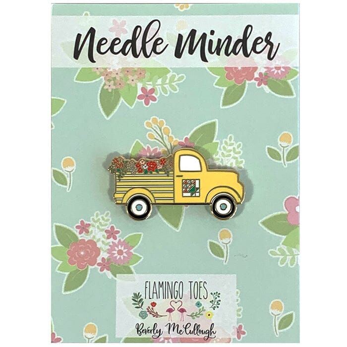 Spring Floral Vintage Truck Needleminder