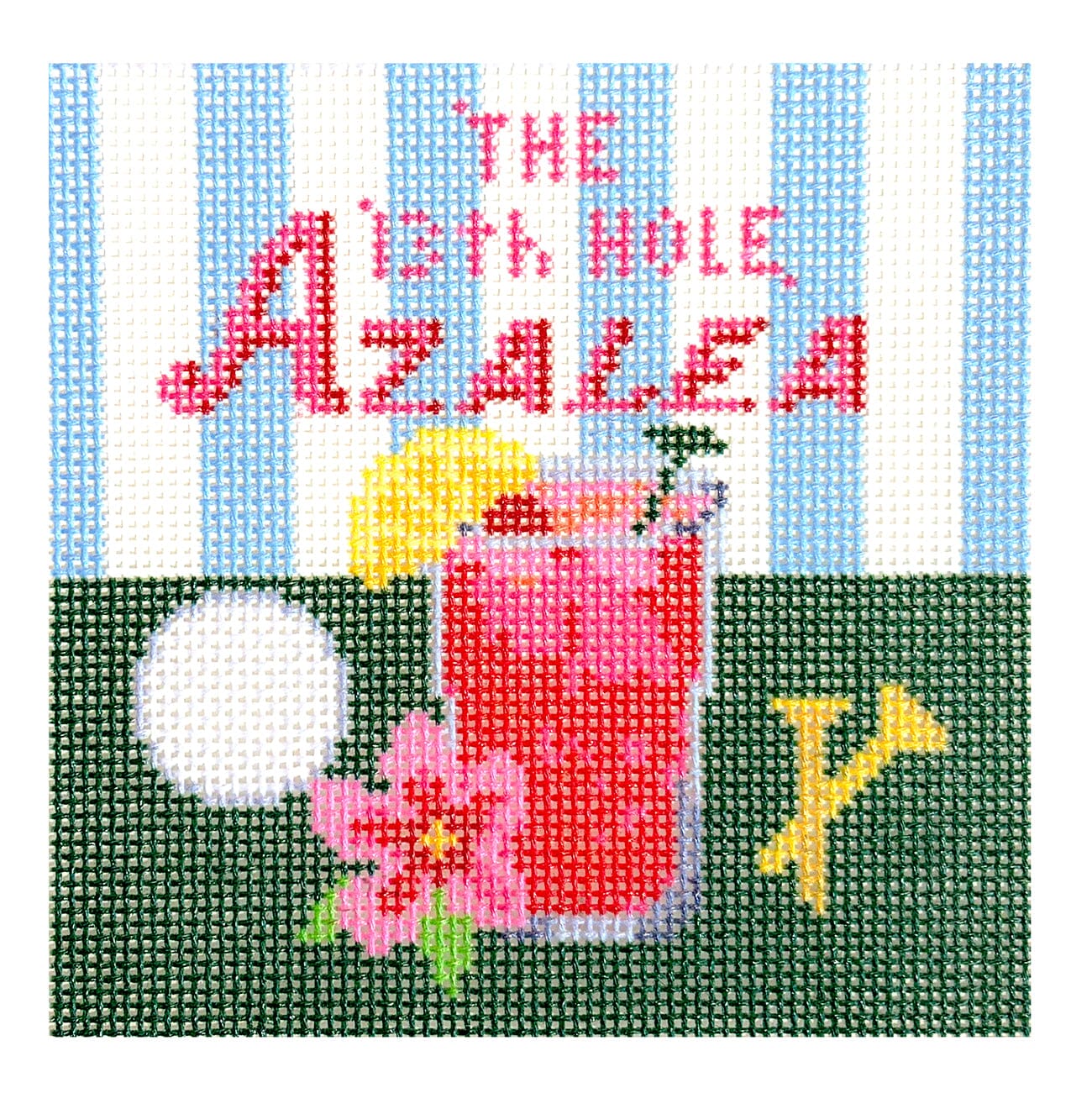 Square Happier Hour Coaster - Azalea