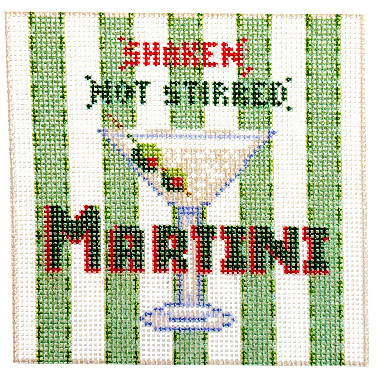 Square Happier Hour Coaster - Martini