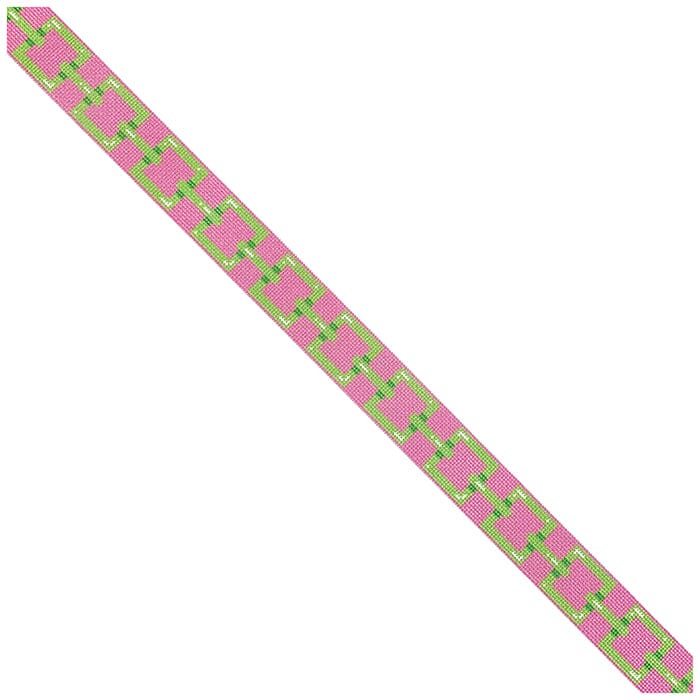 Square Link Belt/Lime