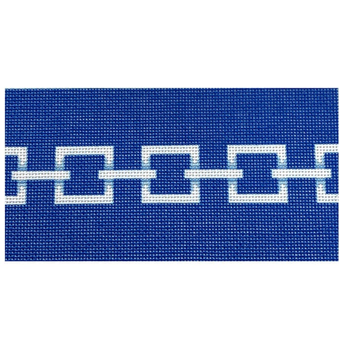 Square Link Insert Blue/White