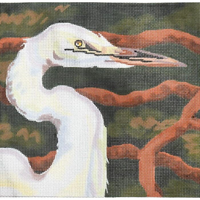 Squares: Egret