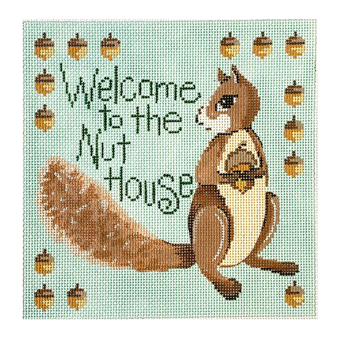 Squirrel with Nut Border