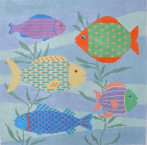 Colorful Fish Square
