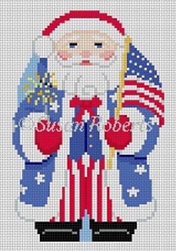 Stars and Stripes Santa