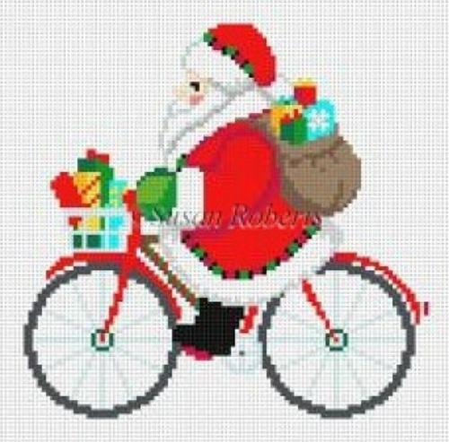 Biking Santa