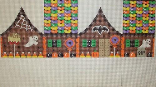 Halloween Gingerbread 3D House