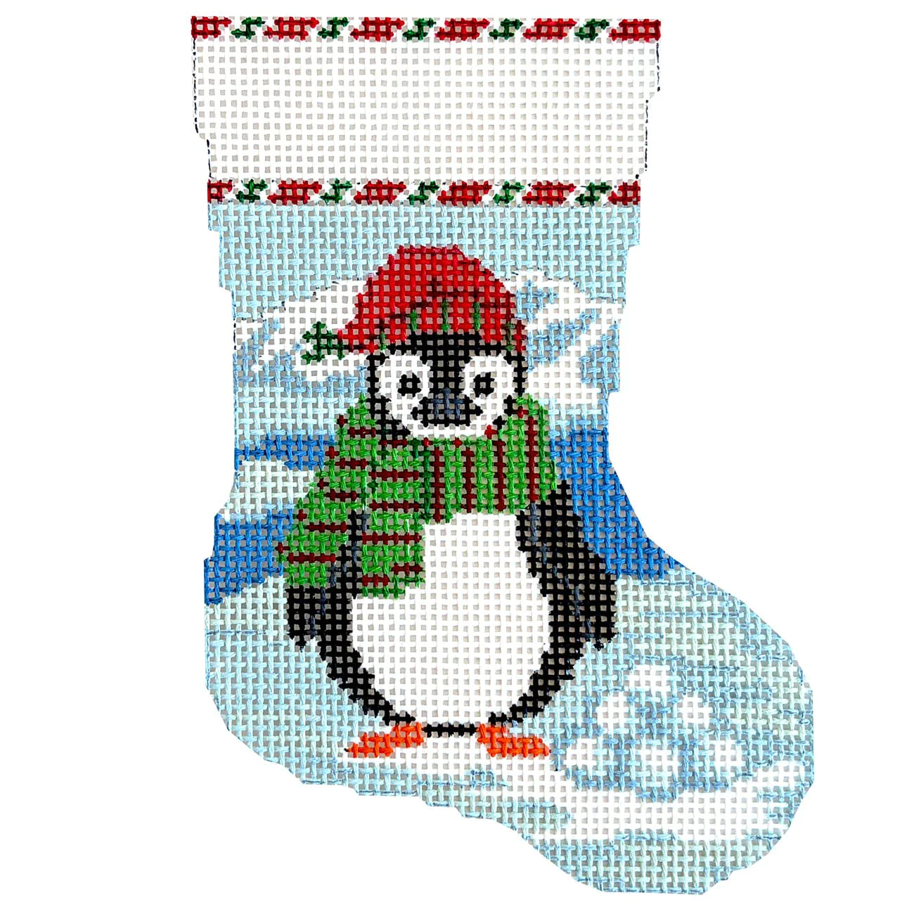 Penguin with Snowballs, Mini Stocking