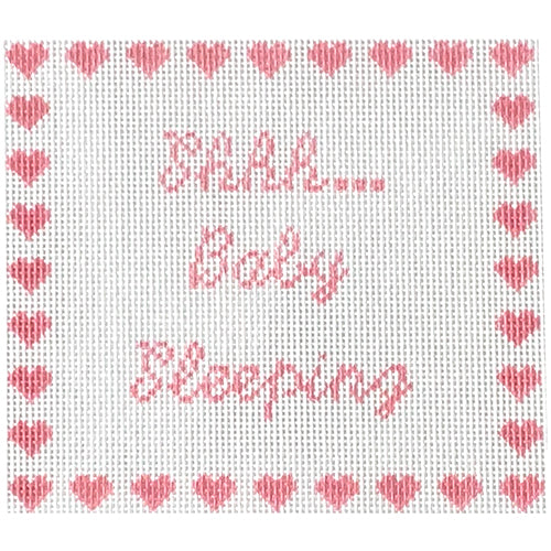 Shhh... Baby Sleeping - Pink Hearts