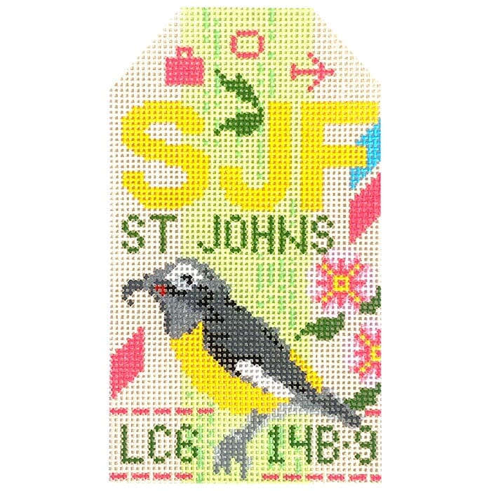 St Johns SJF Retro Travel Tag