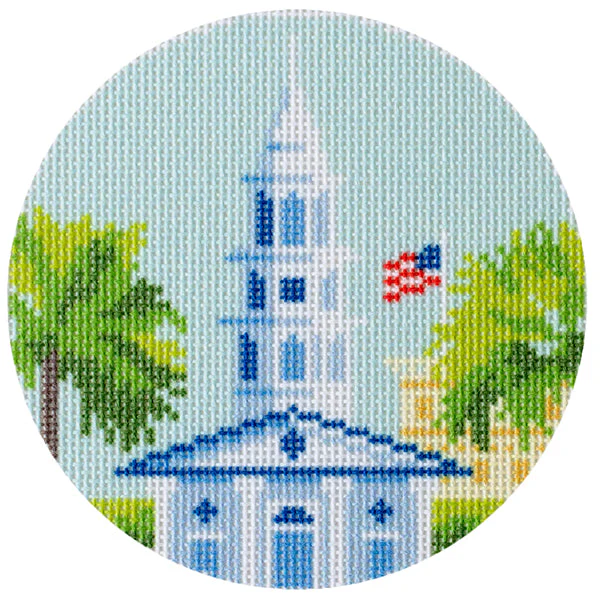 St. Michael's Cathedral Canvas with Stitch Guide