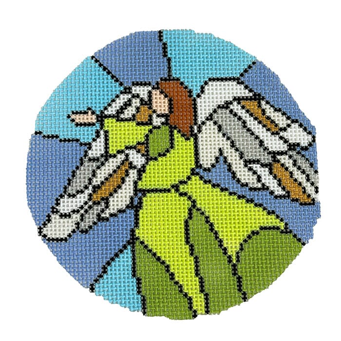 Angel Stained Glass Ornament