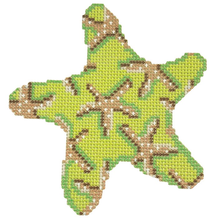 Starfish on Lime Starfish