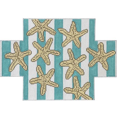 Starfish on Stripes Brick Cover