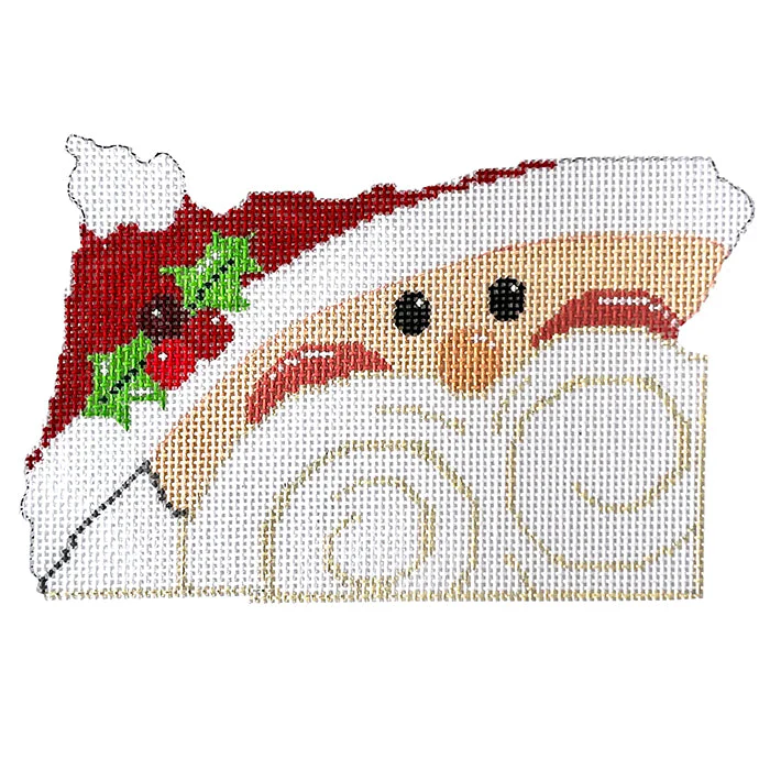 State Shaped Santa - Oregon