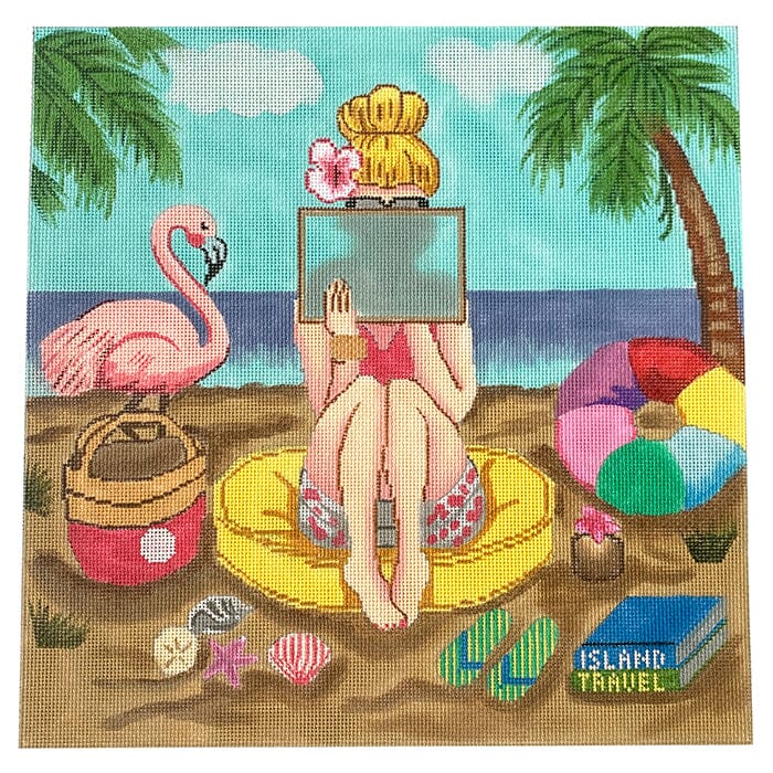 Stitch Girl Beach