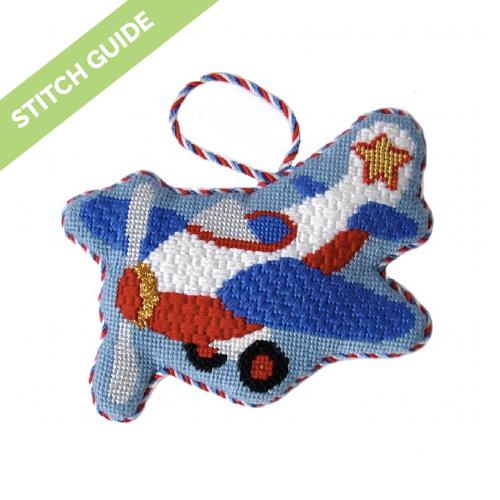 Stitch Guide - Airplane Ornament