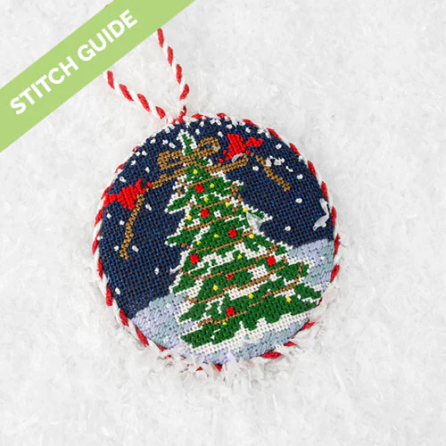 Stitch Guide - Cardinals Decorating Night Tree