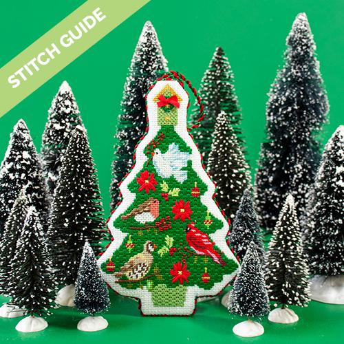Stitch Guide - Christmas Birds Tree
