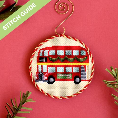 Stitch Guide - Christmas in London - Double Decker Bus