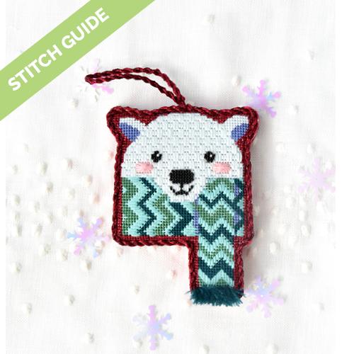 Stitch Guide - Cozy Critters - Polar Bear