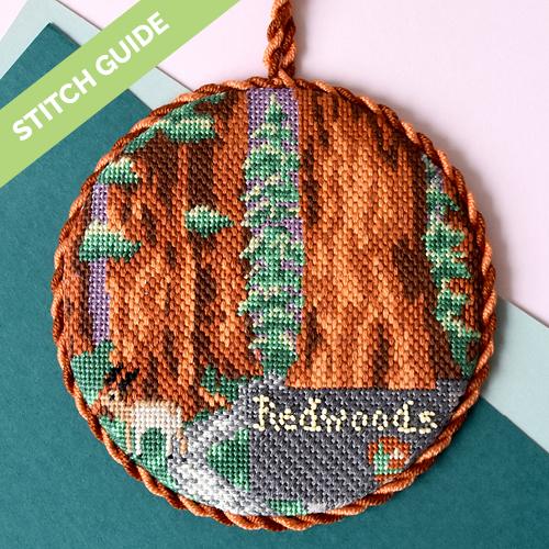 Stitch Guide - Explore America - Redwoods