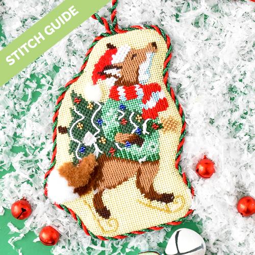 Stitch Guide - Festive Fox Club - Fox & Fir Tree