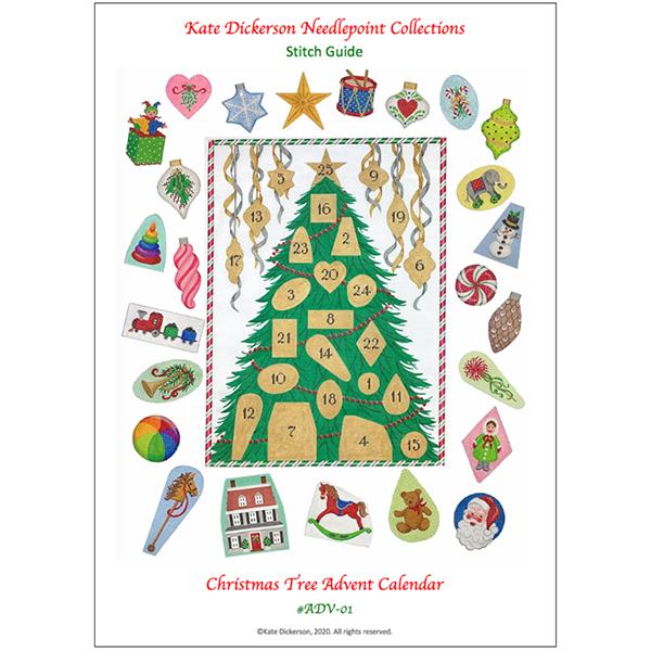 Stitch Guide for Christmas Tree Advent Calendar