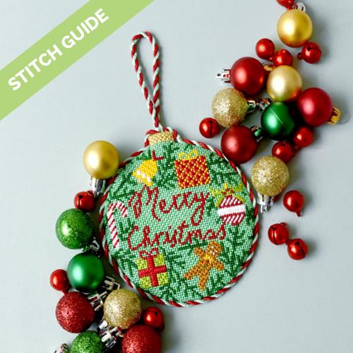 Stitch Guide - Merry Christmas Bauble