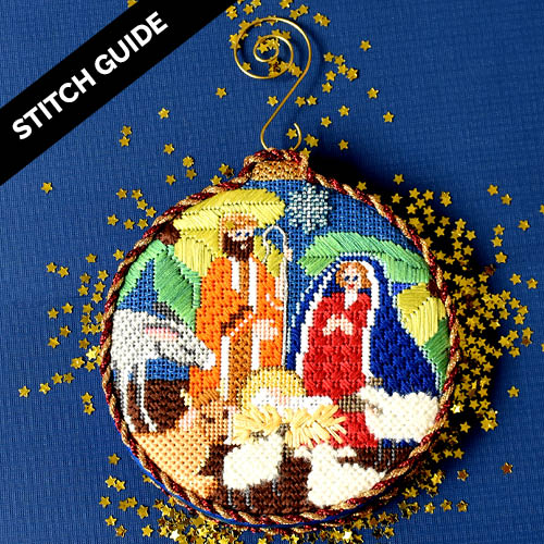 Stitch Guide - Nativity Ornament