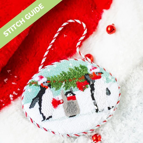 Stitch Guide - Penguins Bringing Home the Tree