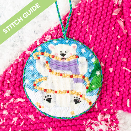 Stitch Guide - Polar Bear with Popcorn String