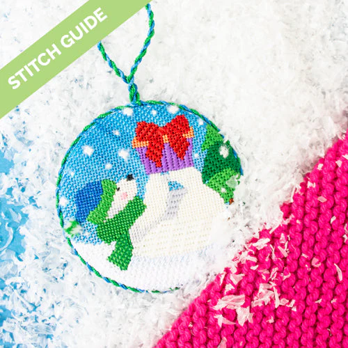 Stitch Guide - Polar Bear with Present