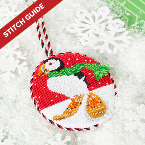 Stitch Guide - Puffin with Snowshoes