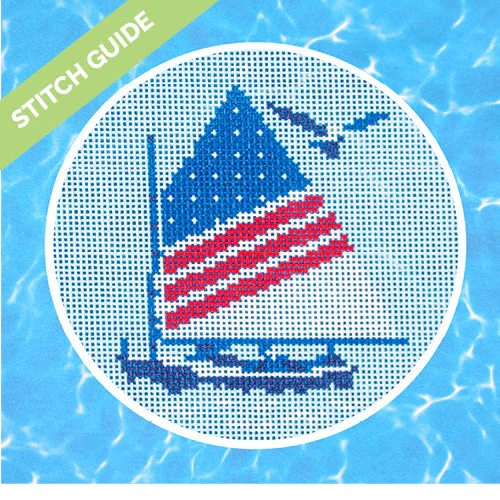 Stitch Guide - Regatta Round - Sailing Dinghy