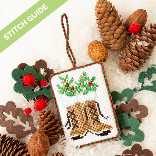Stitch Guide - Retro Ski Lodge - Snow Boots