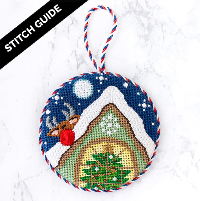 Stitch Guide - Rudolph on Roof