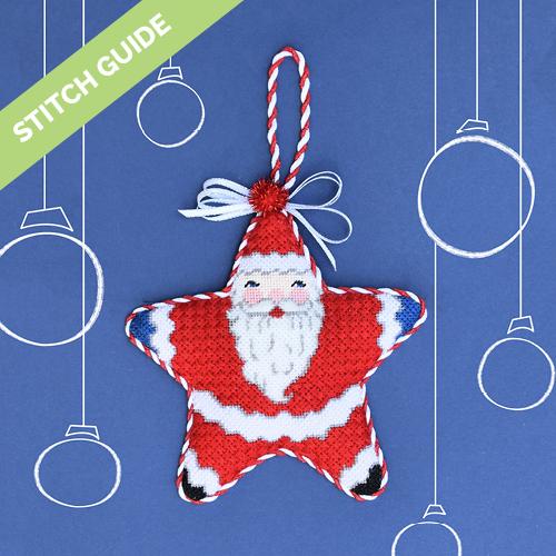 Stitch Guide - Santa Star