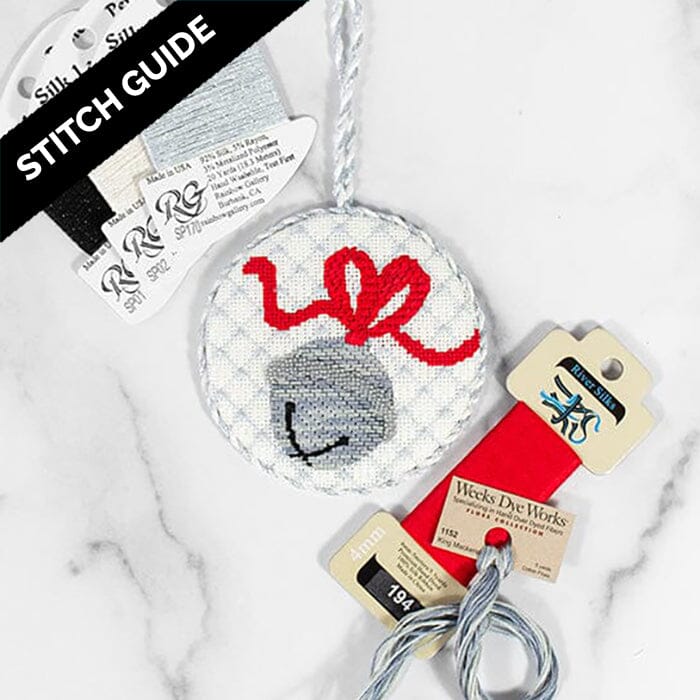 Stitch Guide - Silver Bell Ornament