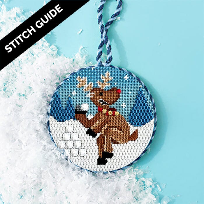Stitch Guide - Snowball Throwing Reindeer