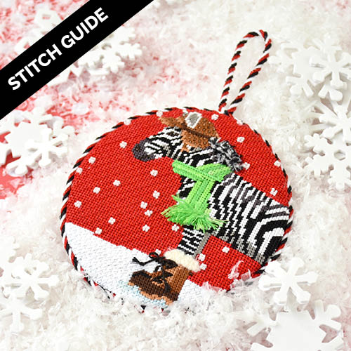 Stitch Guide - Zebra in Boots