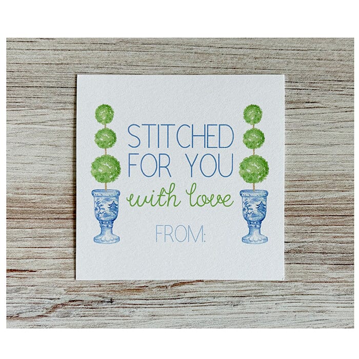 Stitched For You  - Topiary Gift Tag Pack
