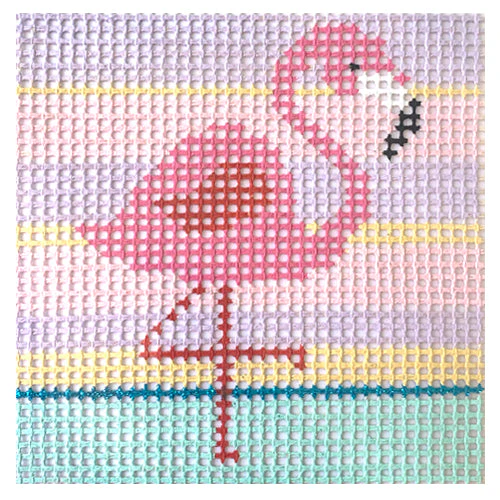 Stitchin' Littles Kit - Flamingo Sunset
